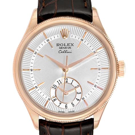rose gold rolex cellini